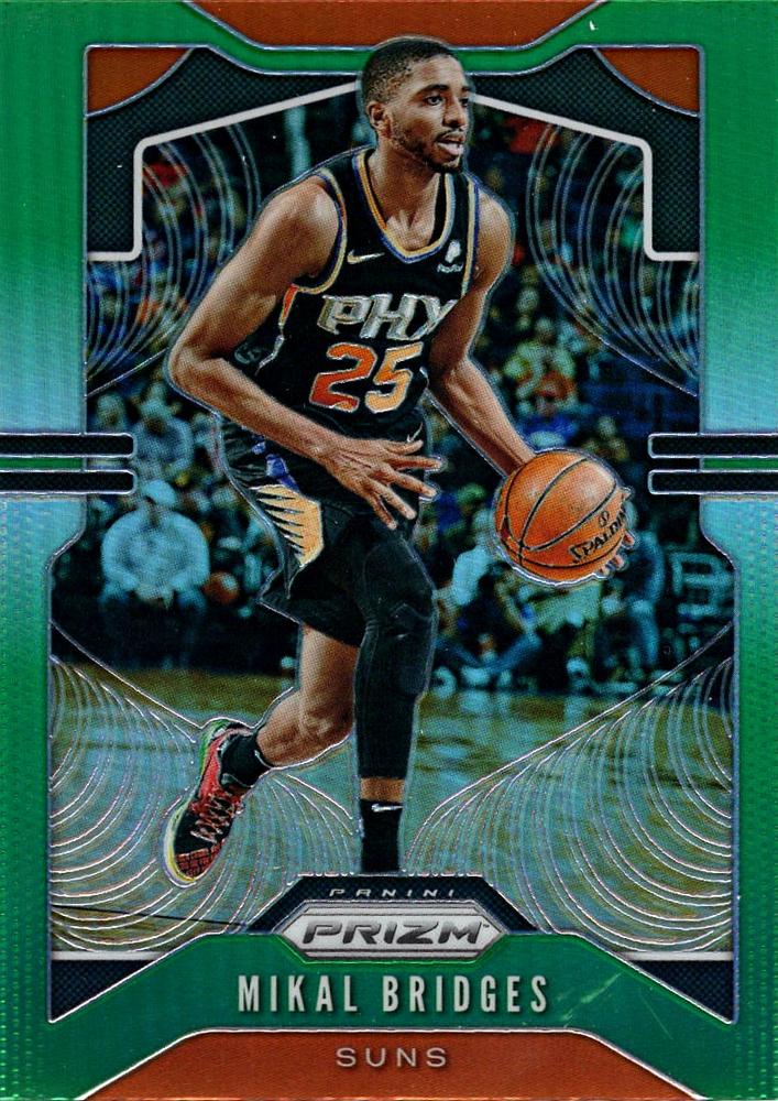 #99 Mikal Bridges - Phoenix Suns - 2019-20 Panini Prizm - Prizms Green Basketball