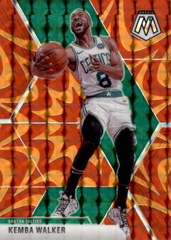 #99 Kemba Walker - Boston Celtics - 2019-20 Panini Mosaic - Reactive Orange Basketball
