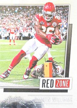 #RZ-DW Damien Williams - Kansas City Chiefs - 2020 Panini Absolute - Red Zone Football