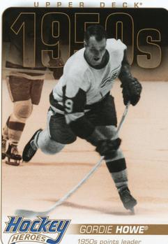 #HH9 Gordie Howe - Detroit Red Wings - 2011-15 Upper Deck - Hockey Heroes