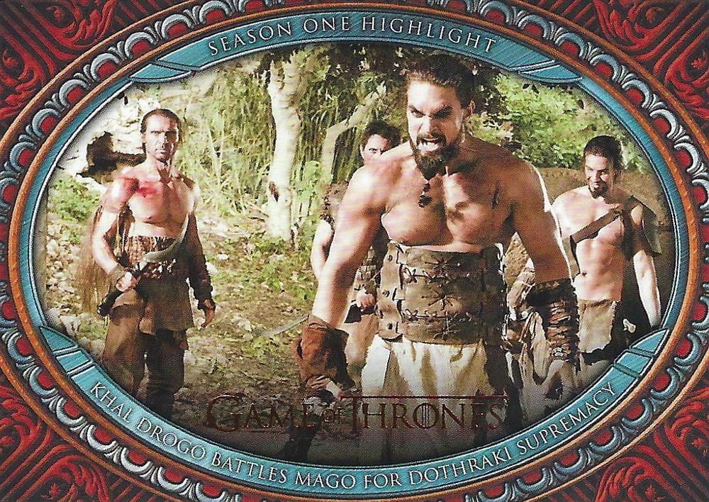 #9 Khal Drogo Battles Mago for Dothraki Supremacy - 2022 Rittenhouse Game of Thrones