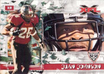 #9 Juan Johnson - San Francisco Demons - 2001 Topps XFL Football