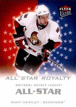 #ASR9 Dany Heatley - Ottawa Senators - 2008-09 Ultra - All-Star Royalty Hockey