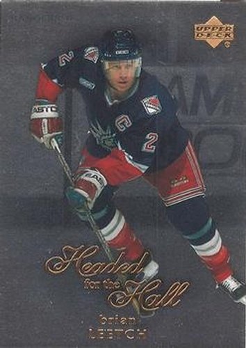 #HOF-9 Brian Leetch - New York Rangers - 1999-00 Upper Deck - Headed for the Hall Hockey