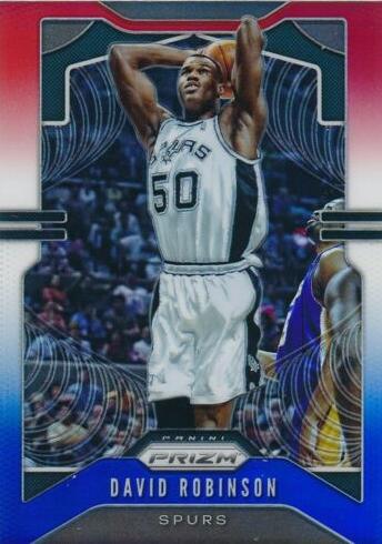 #9 David Robinson - San Antonio Spurs - 2019-20 Panini Prizm - Prizms Red White and Blue Basketball