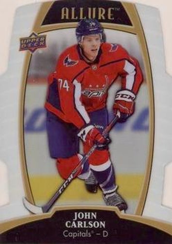 #9 John Carlson - Washington Capitals - 2019-20 Upper Deck Allure - White Rainbow Hockey