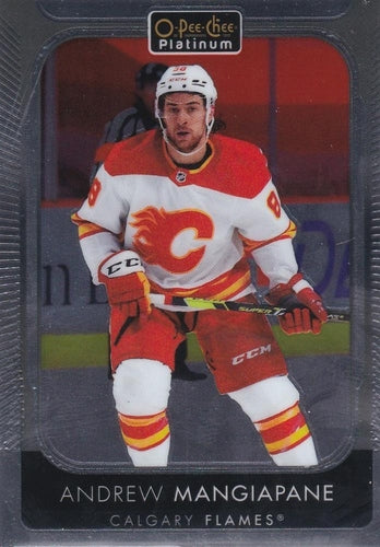 #9 Andrew Mangiapane - Calgary Flames - 2021-22 O-Pee-Chee Platinum Hockey