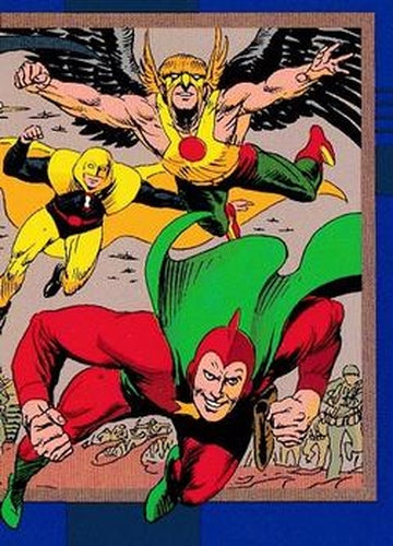 #9 Justice Society of America - 1993 SkyBox DC Cosmic Teams
