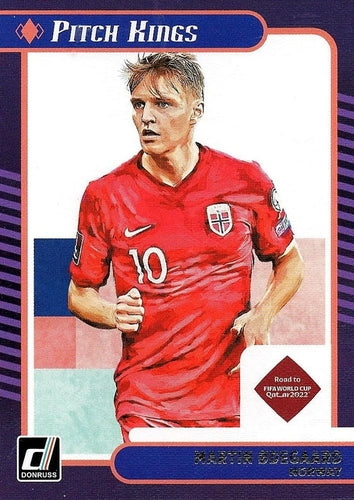 #9 Martin Odegaard - Norway - 2021-22 Donruss - Pitch Kings Soccer