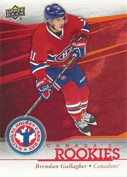 #NHCD 9 Brendan Gallagher - Montreal Canadiens - 2014 Upper Deck National Hockey Card Day Canada Hockey