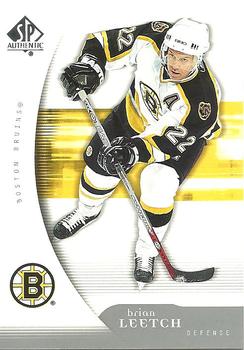 #9 Brian Leetch - Boston Bruins - 2005-06 SP Authentic Hockey