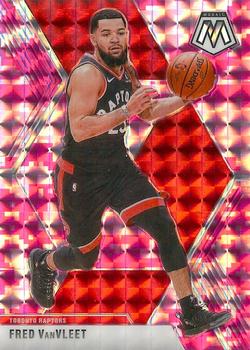 #9 Fred VanVleet - Toronto Raptors - 2019-20 Panini Mosaic - Camo Pink Basketball