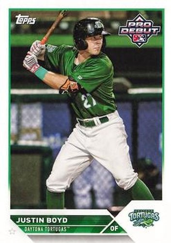 #PD-9 Justin Boyd - Daytona Tortugas - 2023 Topps Pro Debut Baseball