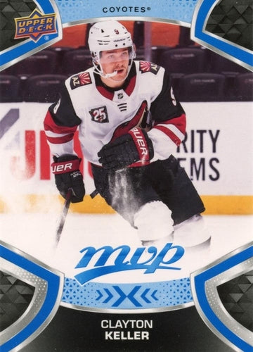 #9 Clayton Keller - Arizona Coyotes - 2021-22 Upper Deck MVP - Blue Hockey