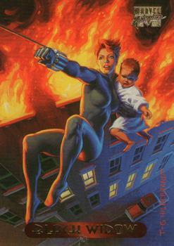 #9 Black Widow - 1994 Fleer Marvel Masterpieces Hildebrandt Brothers