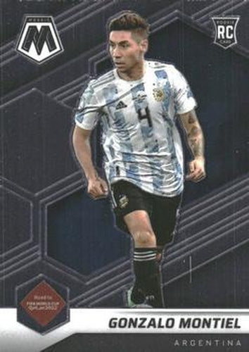 #9 Gonzalo Montiel - Argentina - 2021-22 Panini Mosaic Road to FIFA World Cup Soccer