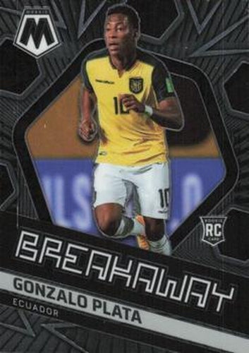 #9 Gonzalo Plata - Ecuador - 2021-22 Panini Mosaic Road to FIFA World Cup - Breakaway Soccer
