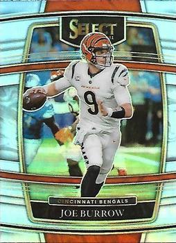#9 Joe Burrow - Cincinnati Bengals - 2021 Panini Select - Silver Prizm Football