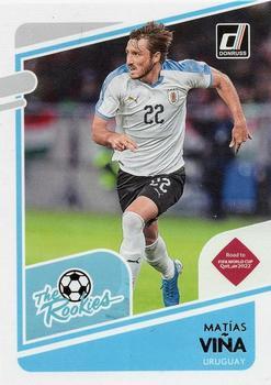 #9 Matias Vina - Uruguay - 2021-22 Donruss Road to FIFA World Cup Qatar 2022 - The Rookies Soccer
