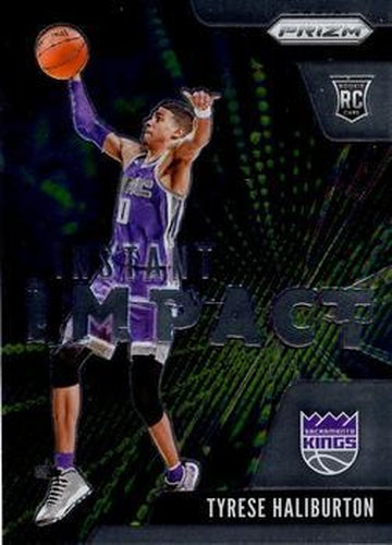 #9 Tyrese Haliburton - Sacramento Kings - 2020-21 Panini Prizm - Instant Impact Basketball