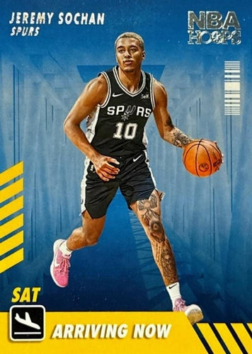 #9 Jeremy Sochan - San Antonio Spurs - 2022-23 Hoops - Arriving Now Basketball