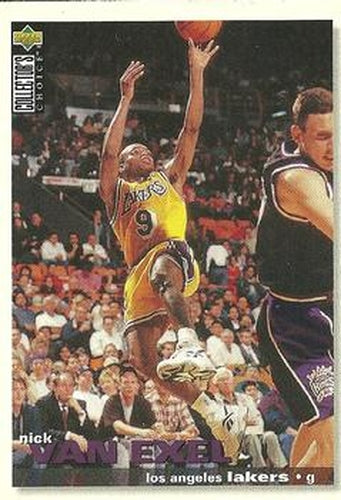 #9 Nick Van Exel - Los Angeles Lakers - 1995-96 Collector's Choice Basketball