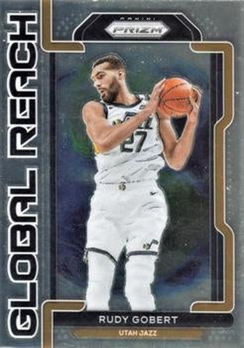 #9 Rudy Gobert - Utah Jazz - 2021-22 Panini Prizm - Global Reach Basketball