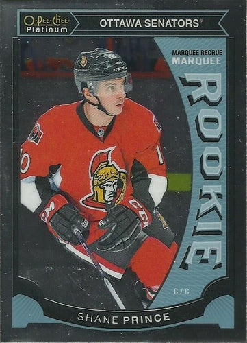#M9 Shane Prince - Ottawa Senators - 2015-16 O-Pee-Chee Platinum - Marquee Rookies Hockey