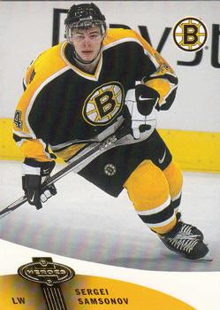 #9 Sergei Samsonov - Boston Bruins - 2000-01 Upper Deck Heroes Hockey