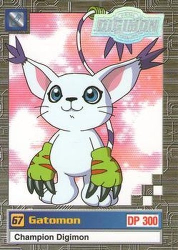 #9of32 67 Gatomon - 2000 Upper Deck Digimon Series 2