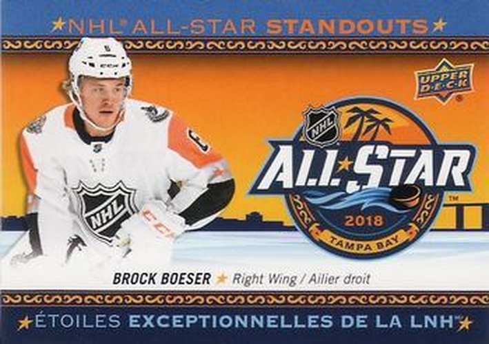 #AS-3 Brock Boeser - Vancouver Canucks - 2018-19 Upper Deck Tim Hortons - NHL All-Star Standouts Hockey