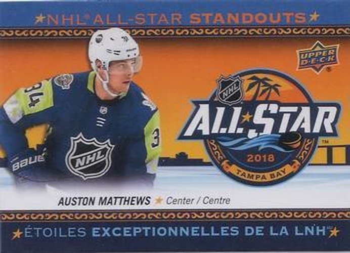 #AS-4 Auston Matthews - Toronto Maple Leafs - 2018-19 Upper Deck Tim Hortons - NHL All-Star Standouts Hockey