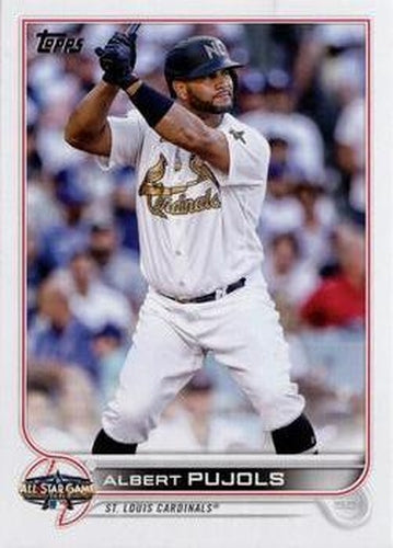 #ASG-10 Albert Pujols - St. Louis Cardinals - 2022 Topps Update - 2022 MLB All-Star Game Baseball