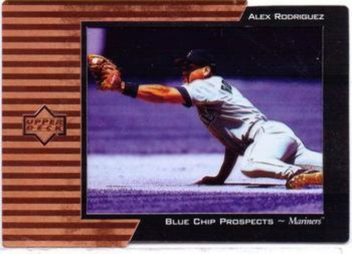 #BC10 Alex Rodriguez - Seattle Mariners - 1998 Upper Deck - Blue Chip Prospects Baseball