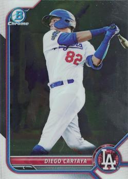 #BCP-103 Diego Cartaya - Los Angeles Dodgers - 2022 Bowman - Chrome Prospects Baseball