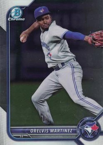 #BCP-104 Orelvis Martinez - Toronto Blue Jays - 2022 Bowman - Chrome Prospects Baseball