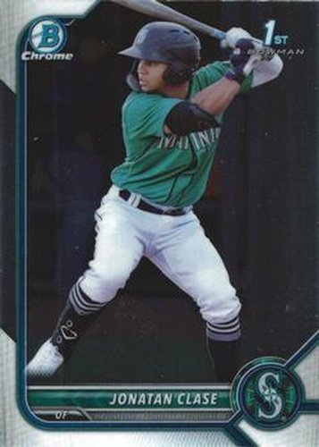#BCP-118 Jonatan Clase - Seattle Mariners - 2022 Bowman - Chrome Prospects Baseball