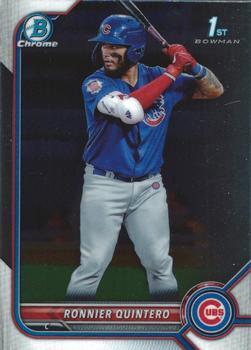 #BCP-124 Ronnier Quintero - Chicago Cubs - 2022 Bowman - Chrome Prospects Baseball