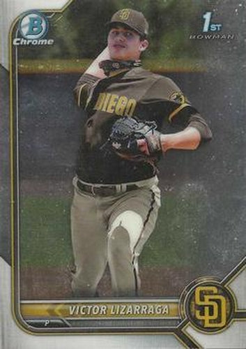 #BCP-127 Victor Lizarraga - San Diego Padres - 2022 Bowman - Chrome Prospects Baseball