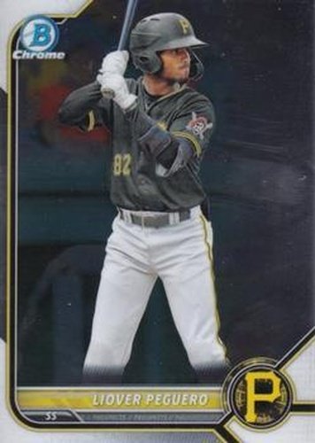 #BCP-34 Liover Peguero - Pittsburgh Pirates - 2022 Bowman - Chrome Prospects Baseball