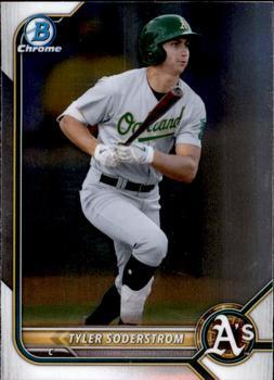 #BCP-41 Tyler Soderstrom - Oakland Athletics - 2022 Bowman - Chrome Prospects Baseball