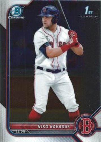 #BCP-68 Niko Kavadas - Boston Red Sox - 2022 Bowman - Chrome Prospects Baseball