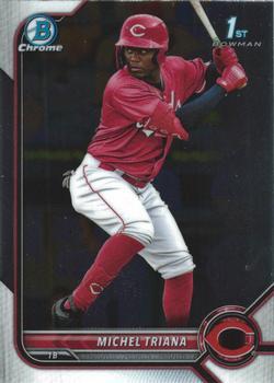 #BCP-75 Michel Triana - Cincinnati Reds - 2022 Bowman - Chrome Prospects Baseball