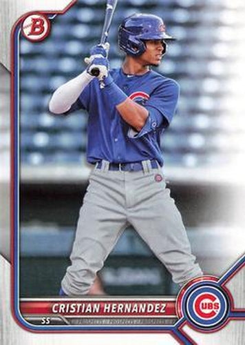 #BD-111 Cristian Hernandez - Chicago Cubs - 2022 Bowman Draft Baseball