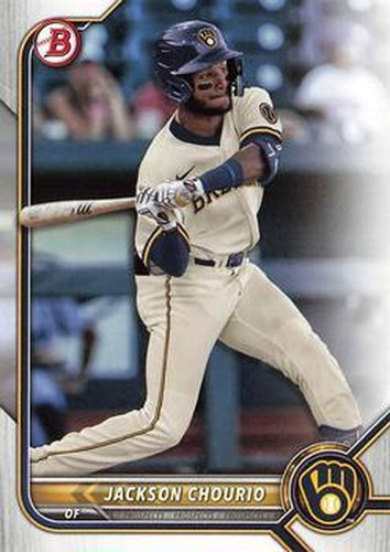 #BD-115 Jackson Chourio - Milwaukee Brewers - 2022 Bowman Draft Baseball