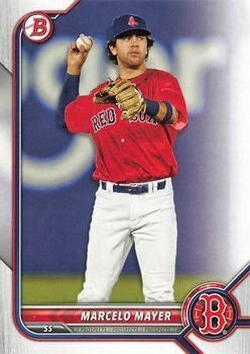 #BD-123 Marcelo Mayer - Boston Red Sox - 2022 Bowman Draft Baseball