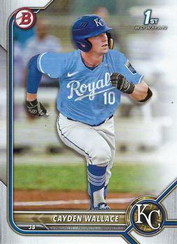#BD-12 Cayden Wallace - Kansas City Royals - 2022 Bowman Draft Baseball
