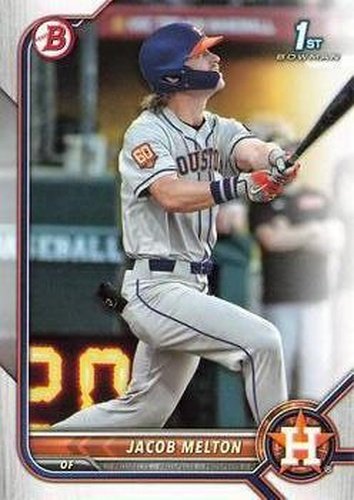 #BD-135 Jacob Melton - Houston Astros - 2022 Bowman Draft Baseball