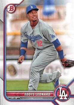 #BD-150 Eddys Leonard - Los Angeles Dodgers - 2022 Bowman Draft Baseball