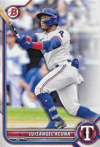 #BD-159 Luisangel Acuña - Texas Rangers - 2022 Bowman Draft Baseball